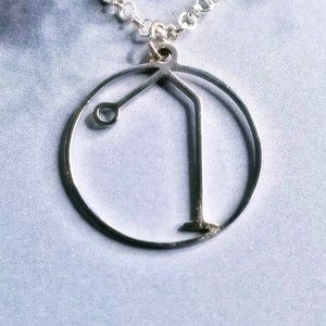 Archangel Raphael Sigil Silver Necklace